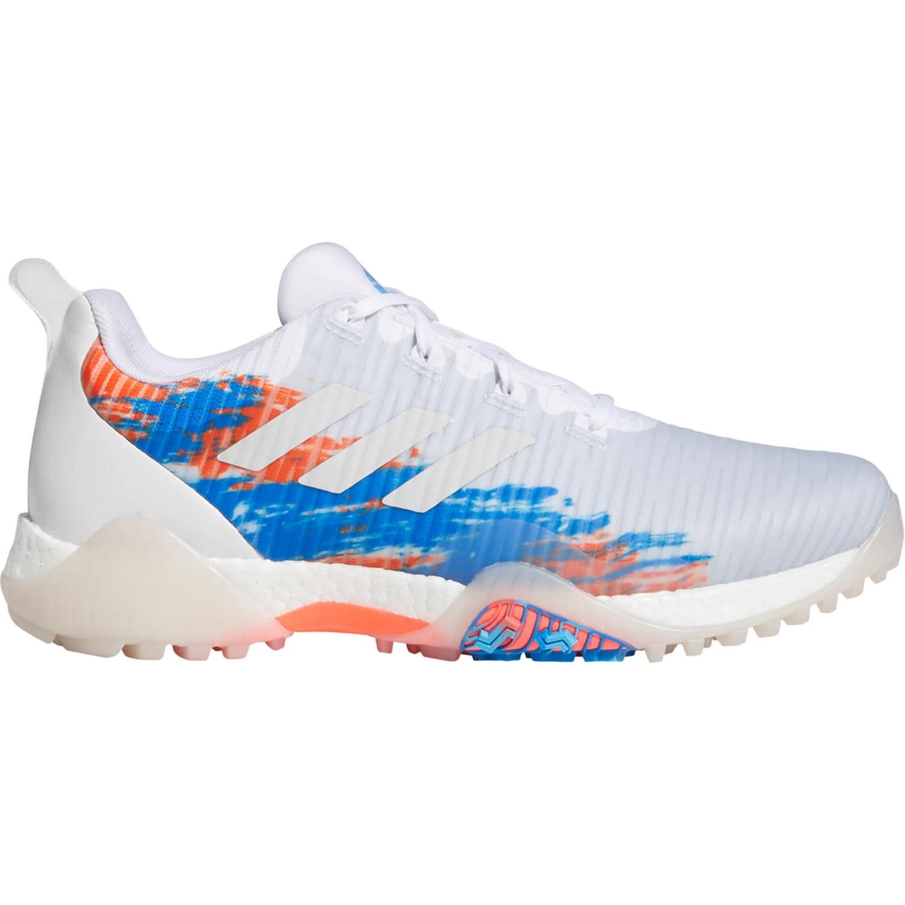 Adidas Golfschuh Codechaos, Weiß/blau 2 Adidas Golfschuh Codechaos, Weiß/blau – Bild 2