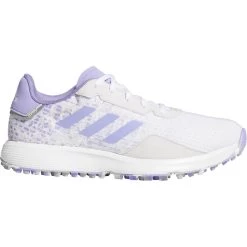 Adidas Golfschuh Junior S2G SL, Weiß/lila