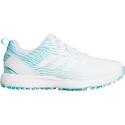 Adidas Golfschuh S2G SL, Weiß/türkis