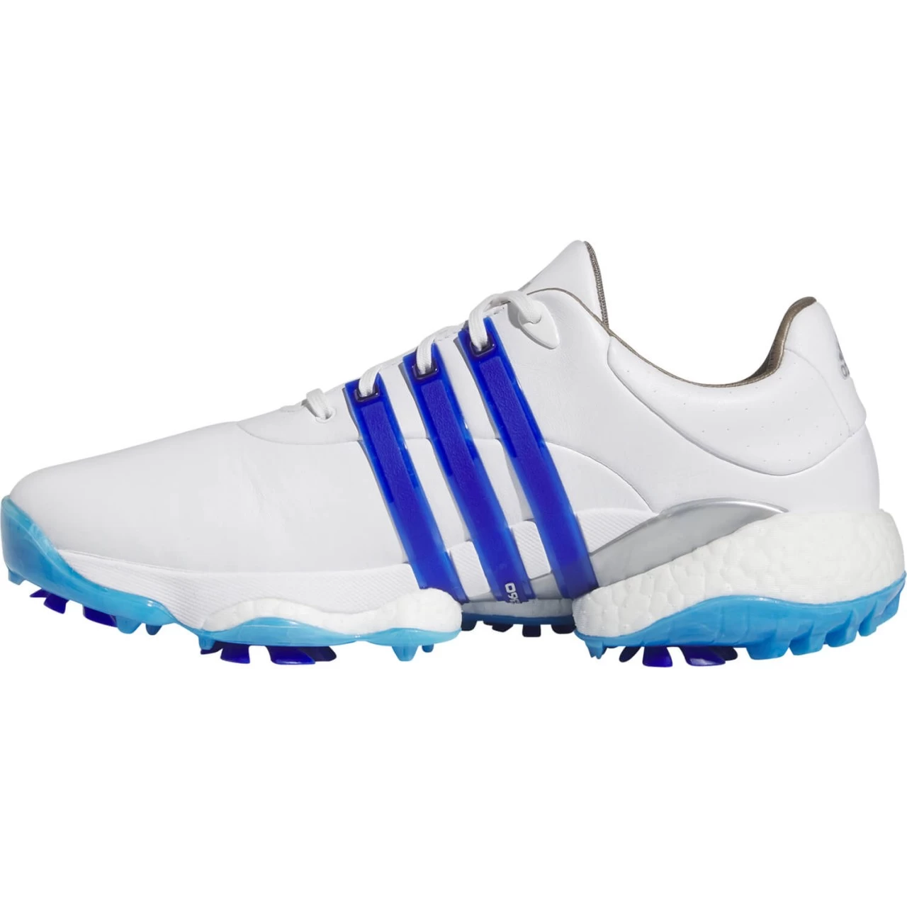 Adidas Golfschuh Tour360 22, Weiß/blau 2 Adidas Golfschuh Tour360 22, Weiß/blau – Bild 2