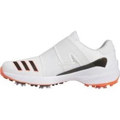 Adidas Golfschuh ZG23 BOA, Weiß/orange