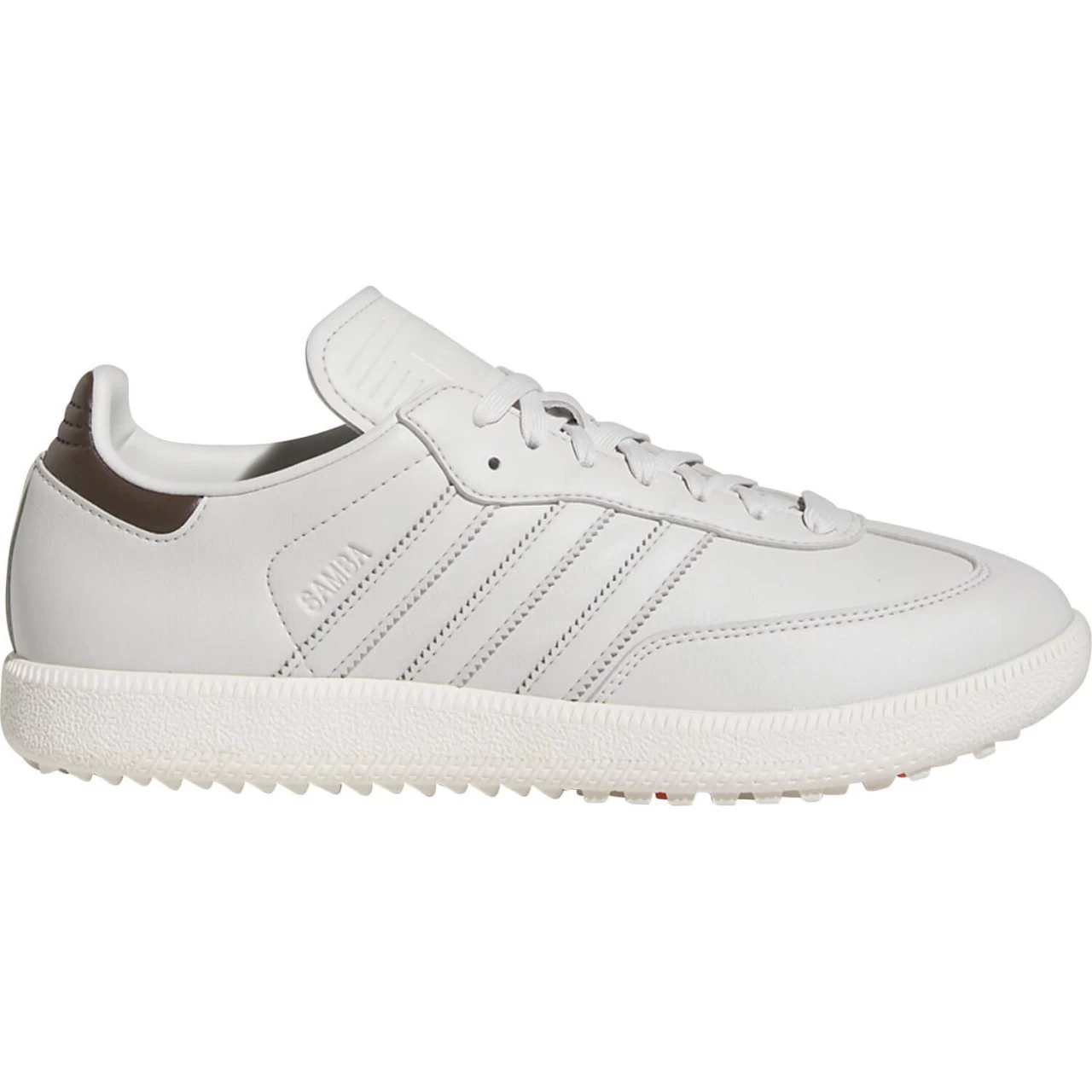 Adidas Golfschuhe Samba, Grau/weiß 1 Adidas Golfschuhe Samba, Grau/weiß