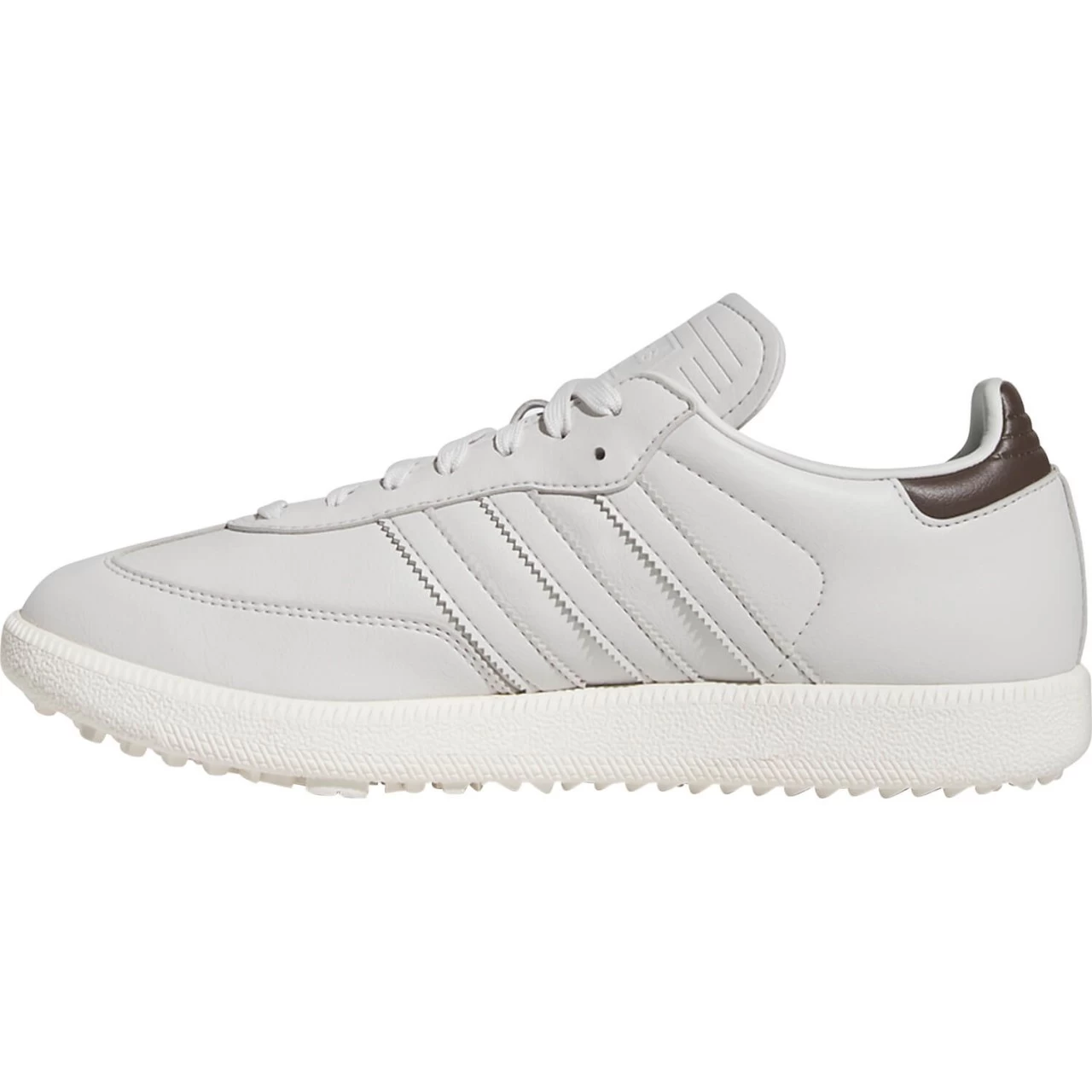 Adidas Golfschuhe Samba, Grau/weiß 2 Adidas Golfschuhe Samba, Grau/weiß – Bild 2