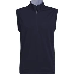 Adidas Polo Elevated 1/4-Zip, ärmellos, Navy
