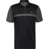 Adidas Polo Novelty Colorblock, Schwarz