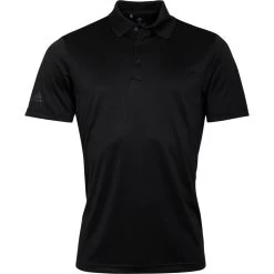 Adidas Poloshirt Performance, Kurzarm, Schwarz