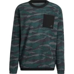 Adidas Pullover Texture-Print, Grau