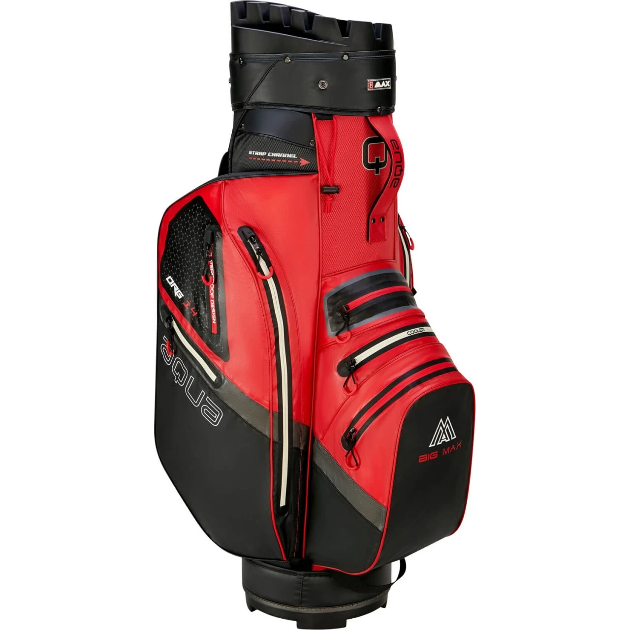 BIG MAX Cartbag Aqua Silencio 4, Rot/schwarz 2 BIG MAX Cartbag Aqua Silencio 4, Rot/schwarz – Bild 2