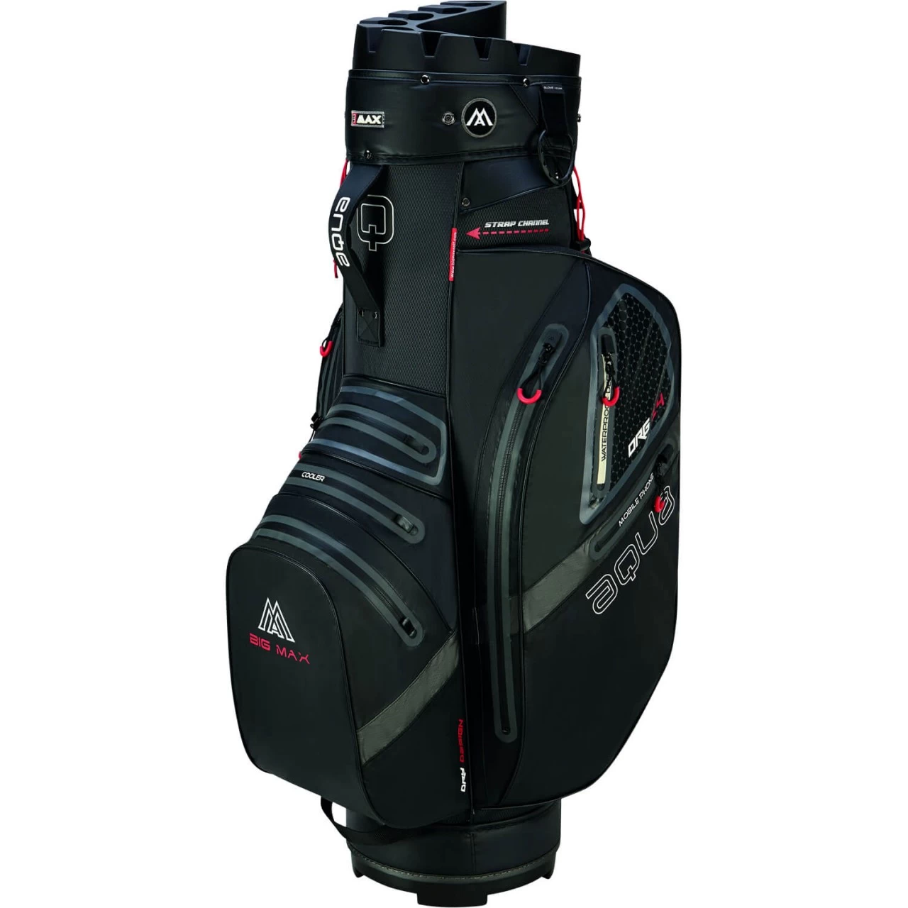 BIG MAX Cartbag Aqua Silencio 4, Schwarz 1 BIG MAX Cartbag Aqua Silencio 4, Schwarz