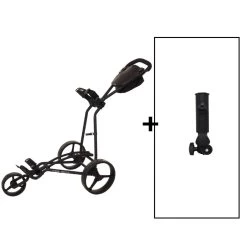 BIG MAX Golftrolley Autofold X, Schwarz