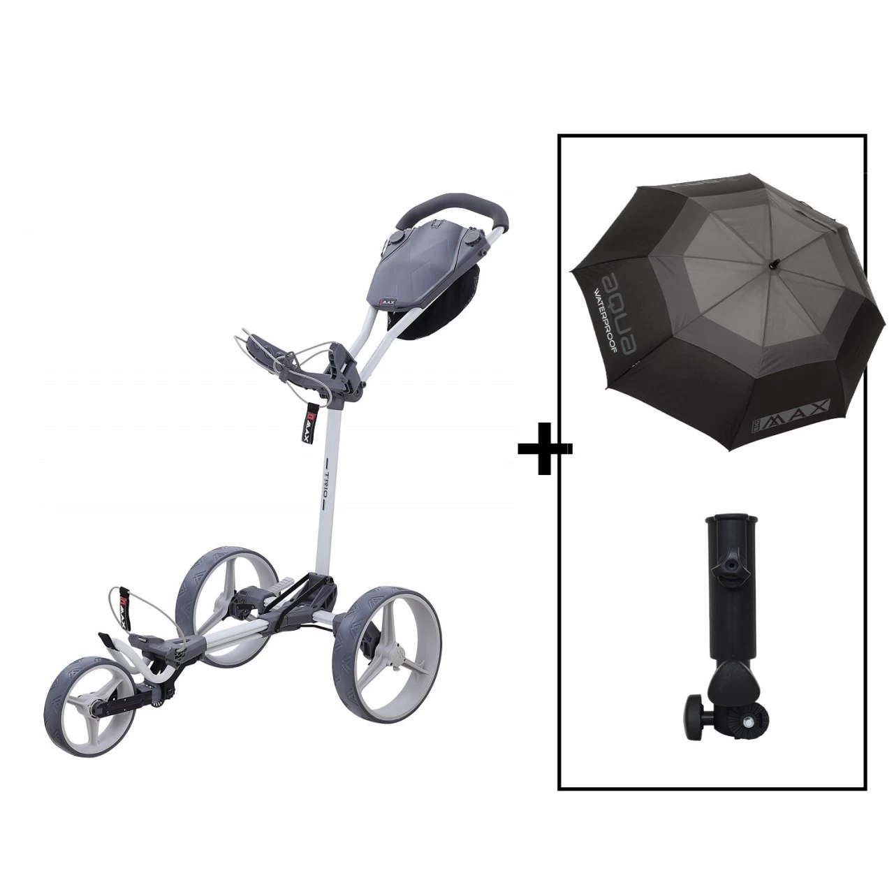 BIG MAX Golftrolley Blade Trio, Grau 1 BIG MAX Golftrolley Blade Trio, Grau