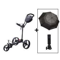 BIG MAX Golftrolley Blade Trio, Schwarz