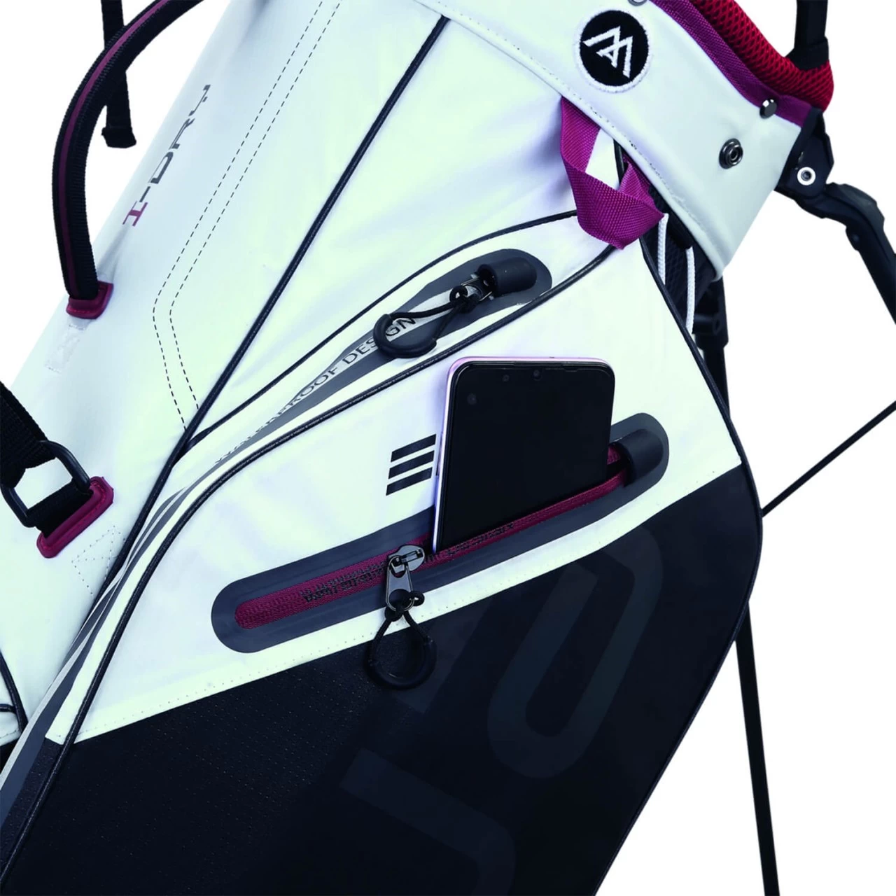 BIG MAX Standbag AQUA Eight G, Weiß/schwarz/dunkelrot 6 BIG MAX Standbag AQUA Eight G, Weiß/schwarz/dunkelrot – Bild 6