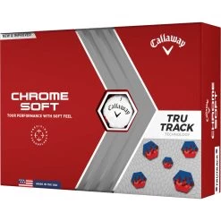 Callaway Chrome Soft TruTrack Golfbälle - 12er Pack, Weiß