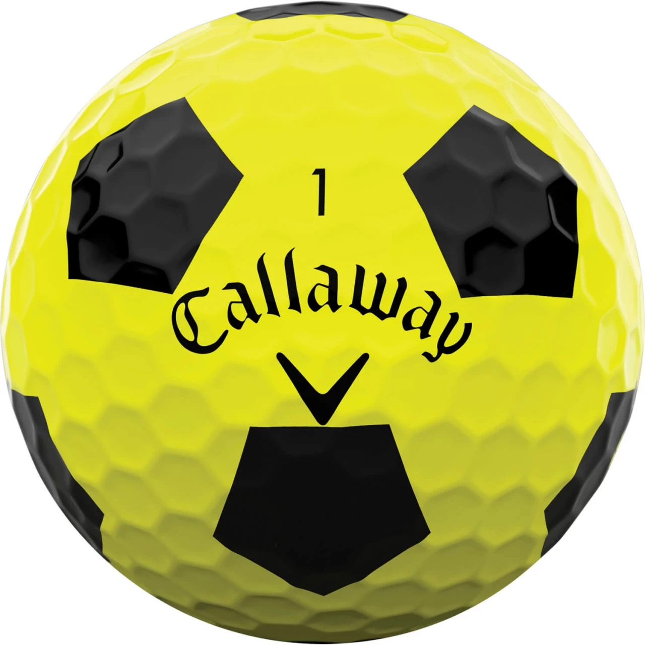 Callaway Chrome Soft Truvis Golfbälle - 12er Pack, Gelb/schwarz 2 Callaway Chrome Soft Truvis Golfbälle - 12er Pack, Gelb/schwarz – Bild 2