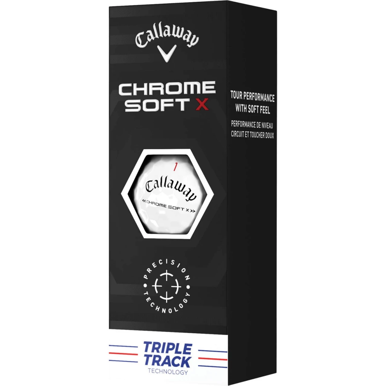 Callaway Chrome Soft X TripleTrack Golfbälle - 12er Pack, Weiß 5 Callaway Chrome Soft X TripleTrack Golfbälle - 12er Pack, Weiß – Bild 5
