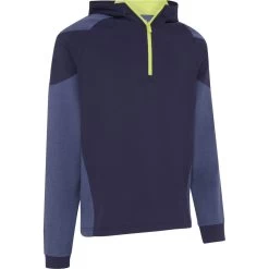 Callaway Hoodie 1/4-Zip Mixed, Navy