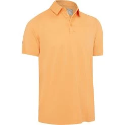 Callaway Poloshirt Swing Tech Solid, Kurzarm, Aprikot