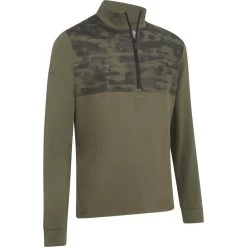 Callaway Pullover 1/4-Zip Camo, Grün