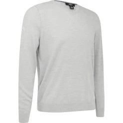 Callaway Pullover V-Neck Sweater, Grau/silber