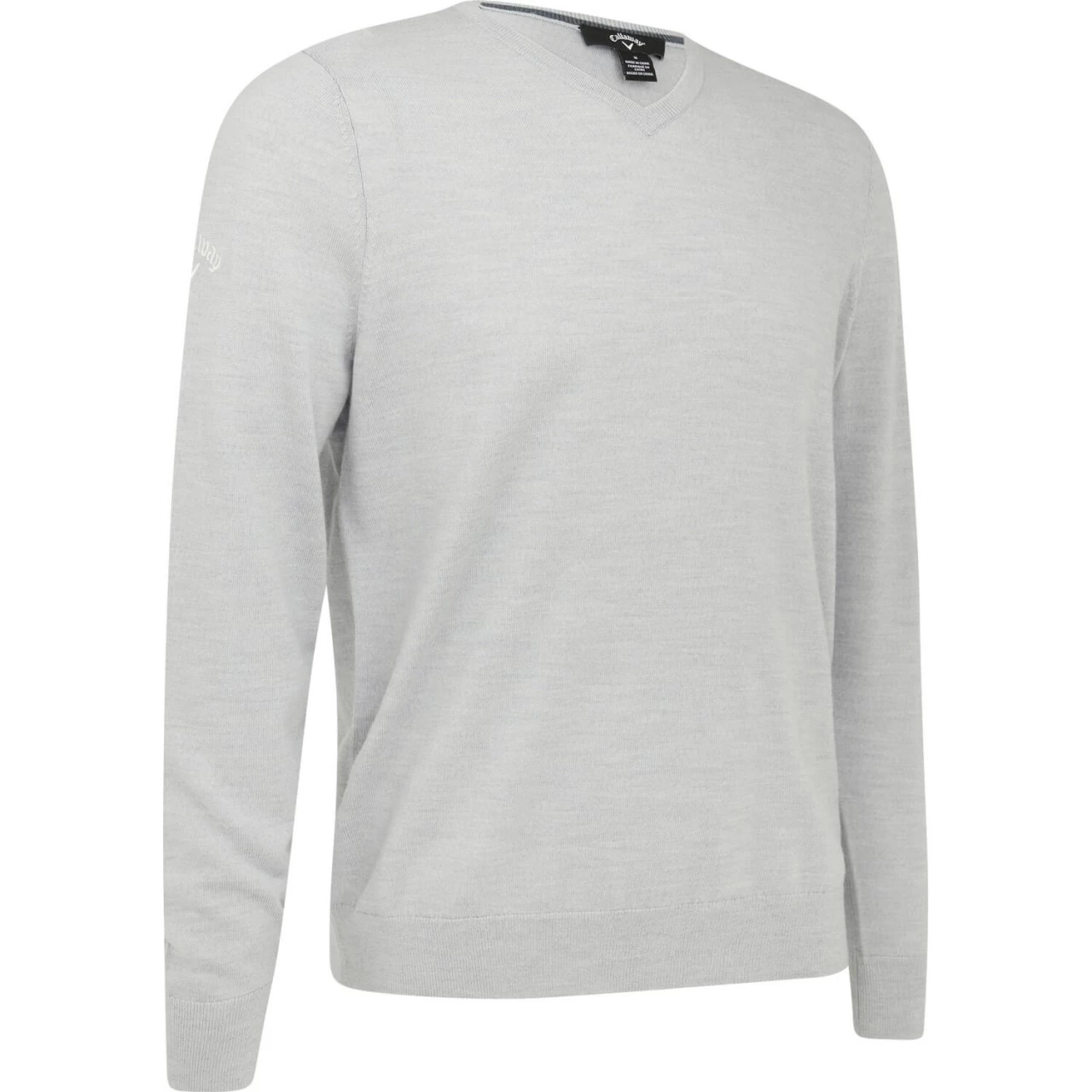 Callaway Pullover V-Neck Sweater, Grau/silber 1 Callaway Pullover V-Neck Sweater, Grau/silber