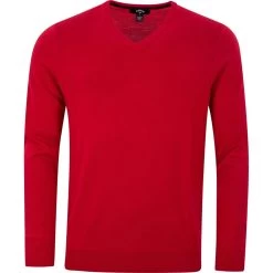 Callaway Pullover V-Neck Sweater, Rot