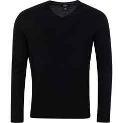 Callaway Pullover V-Neck Sweater, Schwarz