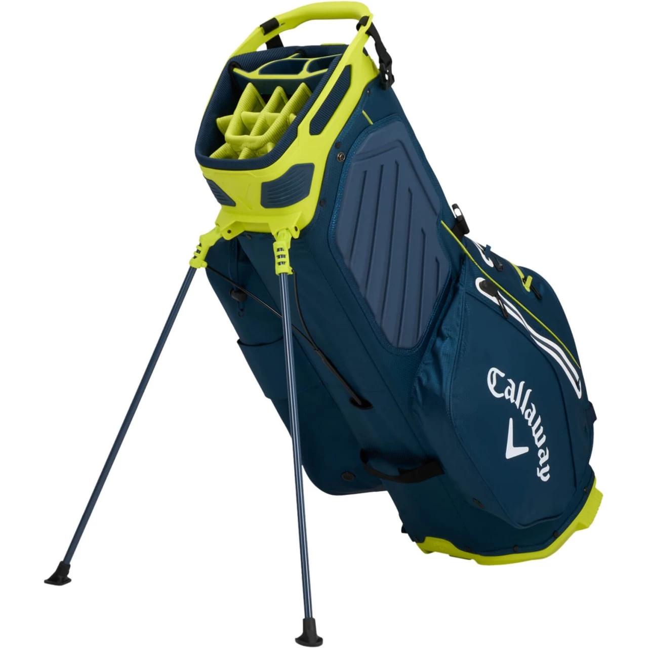 Callaway Standbag Fairway 14 HD, Navy/gelb 2 Callaway Standbag Fairway 14 HD, Navy/gelb – Bild 2