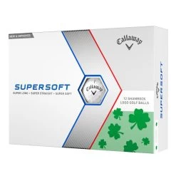 Callaway Supersoft 23 Shamrock Golfbälle - 12er Pack, Weiß
