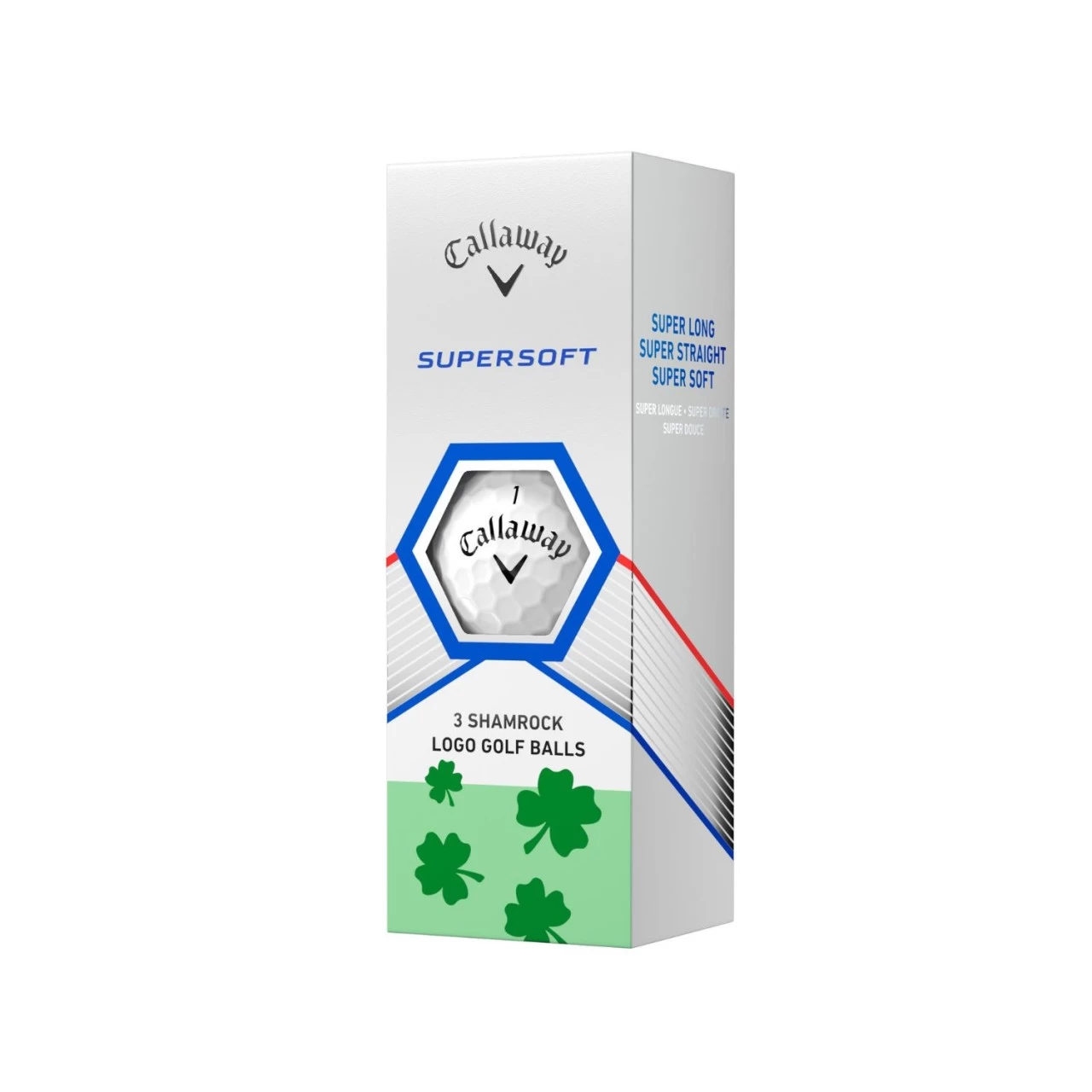 Callaway Supersoft 23 Shamrock Golfbälle - 12er Pack, Weiß 2 Callaway Supersoft 23 Shamrock Golfbälle - 12er Pack, Weiß – Bild 2