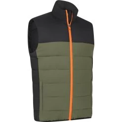 Callaway Weste Premium Down, Schwarz/oliv