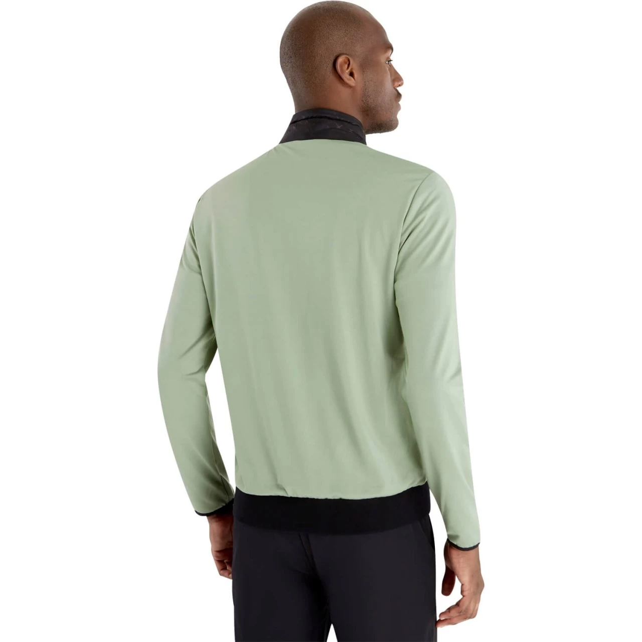 Calvin Klein Golf Jacke Malden Hybrid, Schwarz/beige 2 Calvin Klein Golf Jacke Malden Hybrid, Schwarz/beige – Bild 2