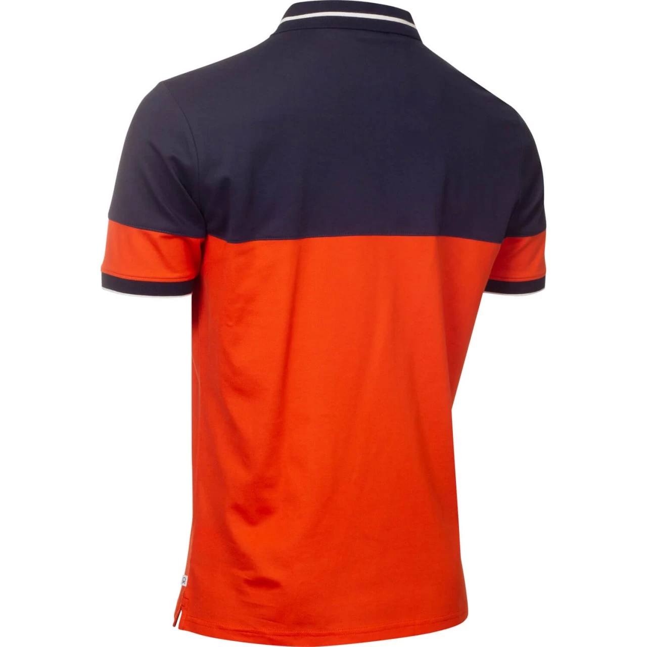 Calvin Klein Golf Polo Marshall, Blau/orange 2 Calvin Klein Golf Polo Marshall, Blau/orange – Bild 2
