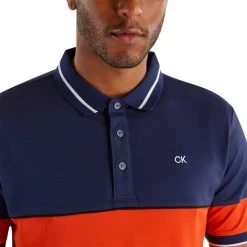 Calvin Klein Golf Polo Marshall, Blau/orange 11 Calvin Klein Golf Polo Marshall, Blau/orange -Professioneller Golfshop calvin klein golf polo marshall blauorange blau 5059792 6 1280x1280