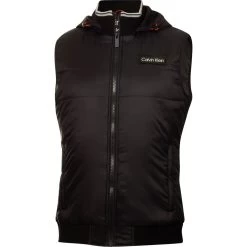 Calvin Klein Golf Weste Somme Valley Hybrid, Schwarz