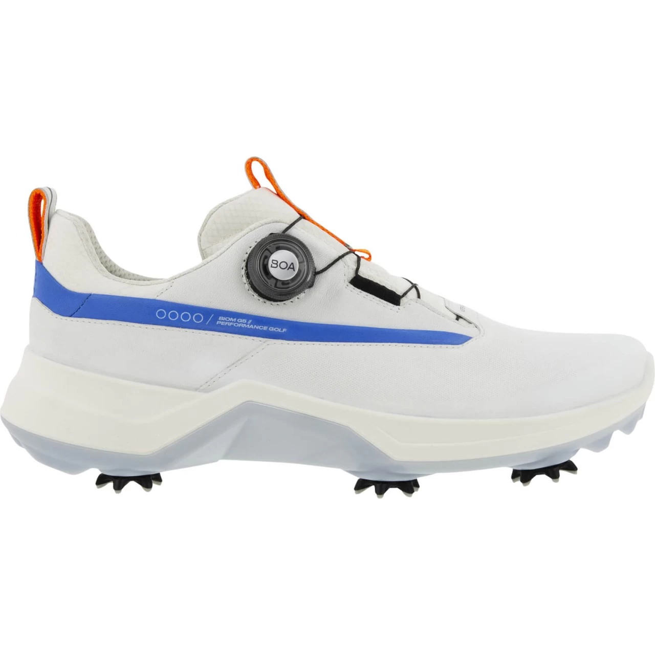 Ecco Golfschuh Golf Biom G5 BOA, Weiß/blau 1 Ecco Golfschuh Golf Biom G5 BOA, Weiß/blau