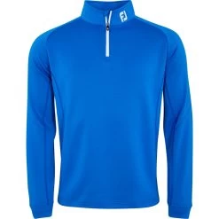 FootJoy Chill-Out Pullover, Athletic Fit, Blau