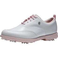FootJoy Golfschuh Premiere Series Pastel Issette, Weiß/rosa -Professioneller Golfshop footjoy golfschuh premiere series pastel issette weissrosa weiss 5059596 3KwpYJOPvo7Y2h 1280x1280