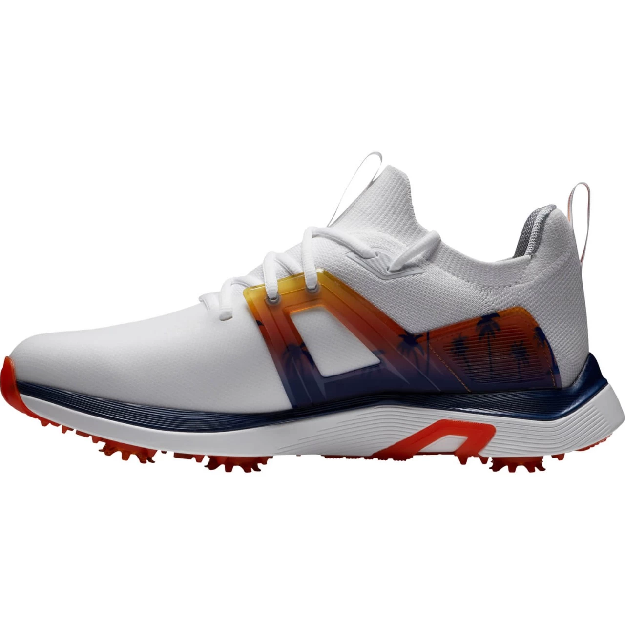 FootJoy Golfschuhe HyperFlex, Weiß/orange/navy 2 FootJoy Golfschuhe HyperFlex, Weiß/orange/navy – Bild 2