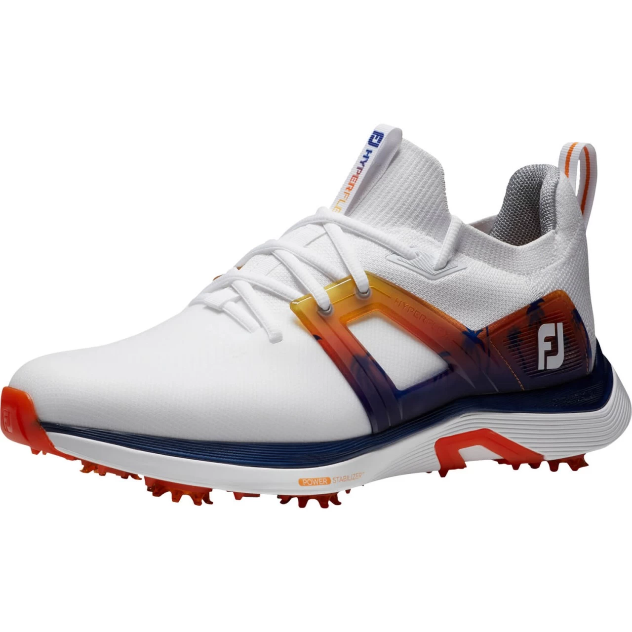FootJoy Golfschuhe HyperFlex, Weiß/orange/navy 3 FootJoy Golfschuhe HyperFlex, Weiß/orange/navy – Bild 3