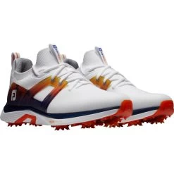 FootJoy Golfschuhe HyperFlex, Weiß/orange/navy 9 FootJoy Golfschuhe HyperFlex, Weiß/orange/navy -Professioneller Golfshop footjoy golfschuhe hyperflex weissorangenavy weiss 5060704 4 1280x1280