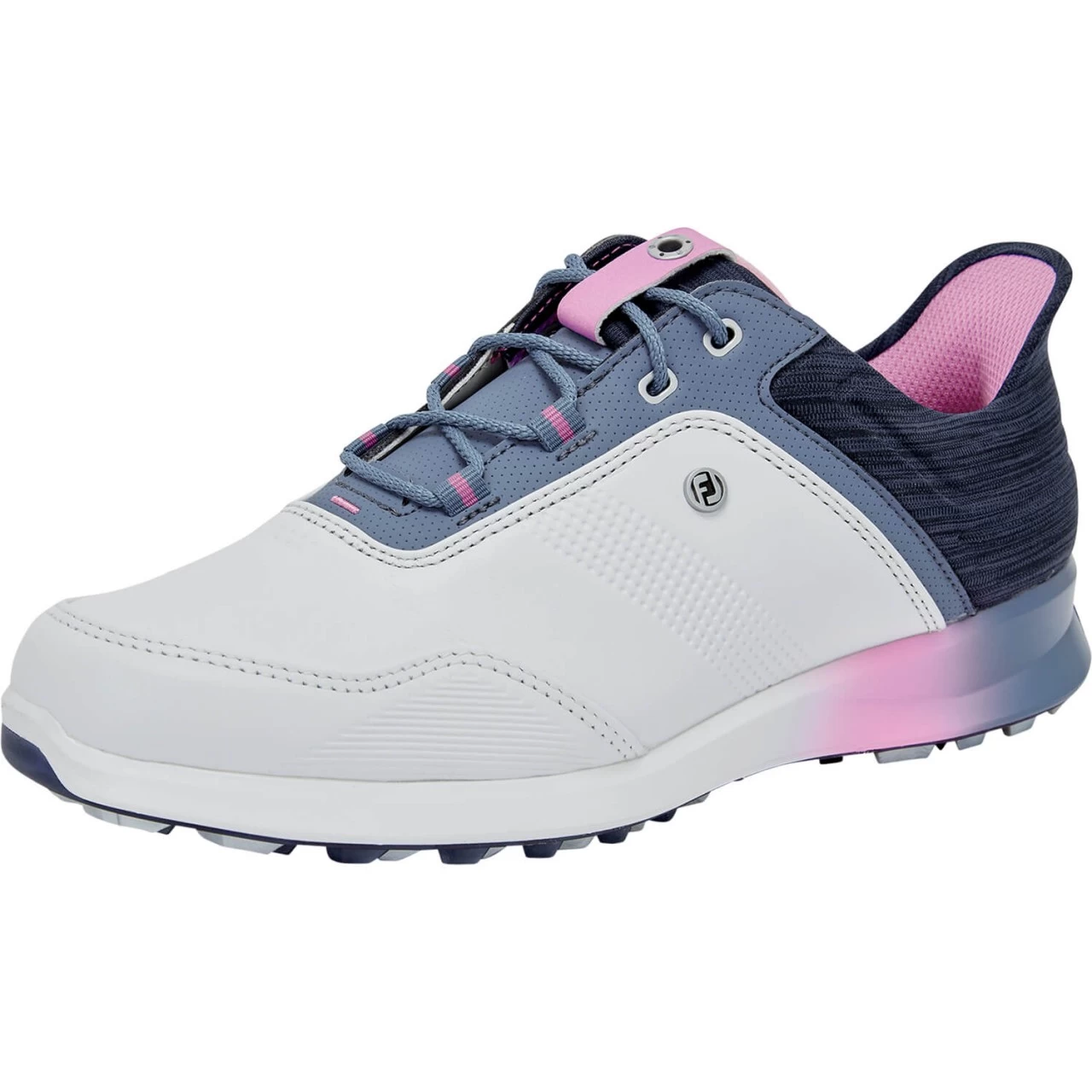 FootJoy Golfschuhe Stratos, Weiß/navy/pink 3 FootJoy Golfschuhe Stratos, Weiß/navy/pink – Bild 3