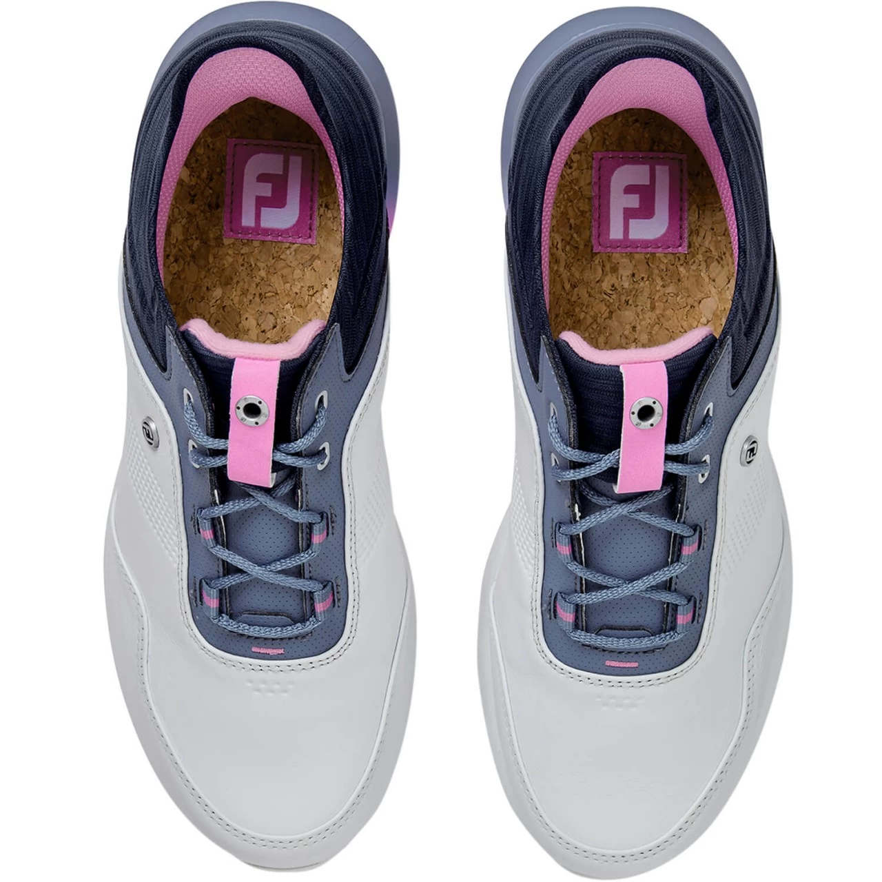 FootJoy Golfschuhe Stratos, Weiß/navy/pink 4 FootJoy Golfschuhe Stratos, Weiß/navy/pink – Bild 4