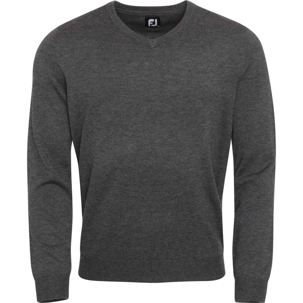 FootJoy Pullover Wool Blend V-Neck, Anthrazit 1 FootJoy Pullover Wool Blend V-Neck, Anthrazit