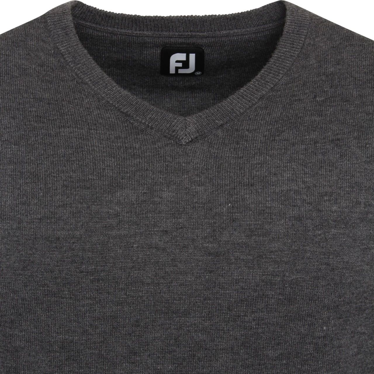 FootJoy Pullover Wool Blend V-Neck, Anthrazit 2 FootJoy Pullover Wool Blend V-Neck, Anthrazit – Bild 2