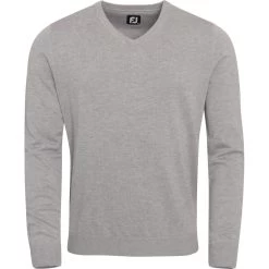 FootJoy Pullover Wool Blend V-Neck, Grau