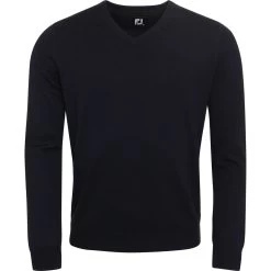FootJoy Pullover Wool Blend V-Neck, Navy