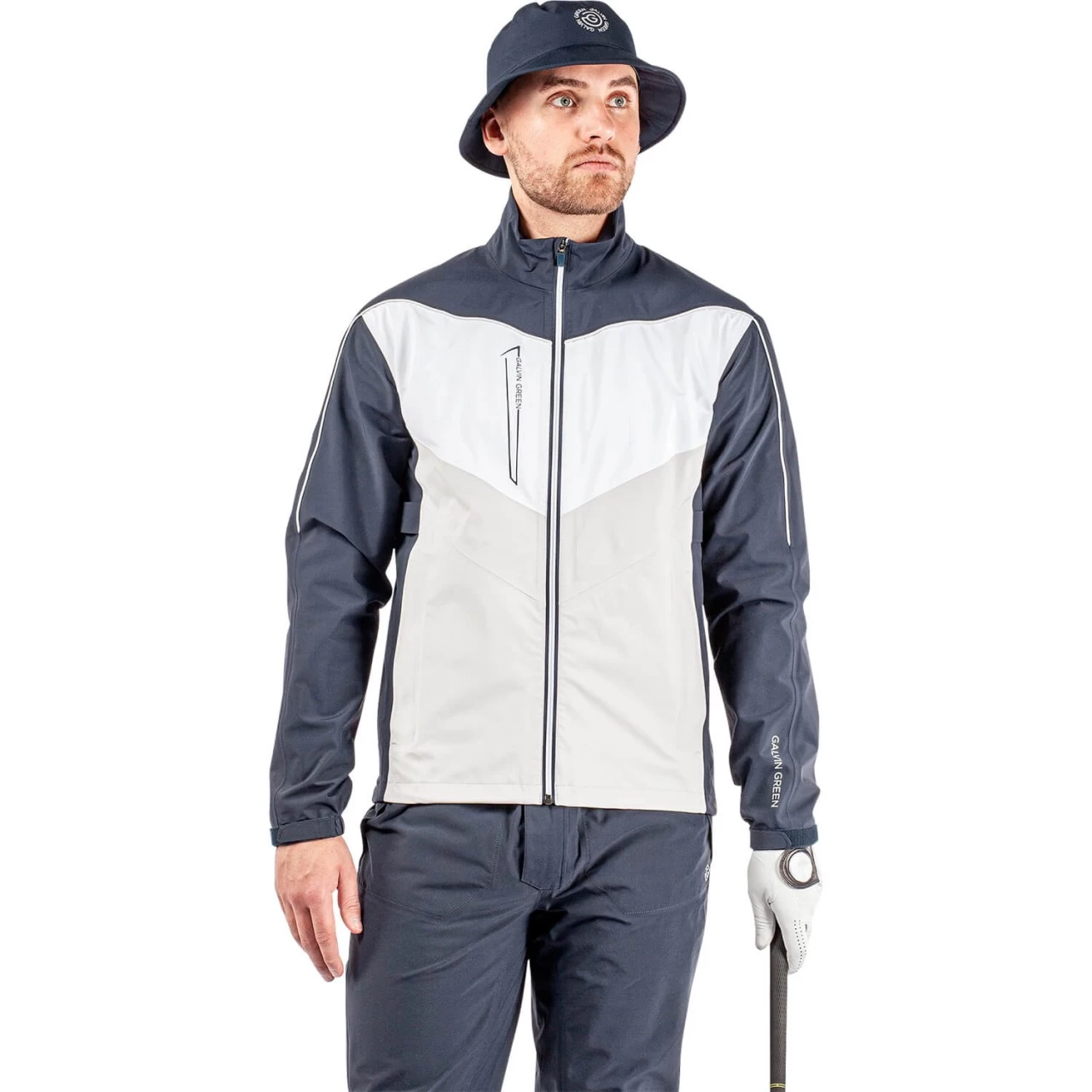 Galvin Green Jacke Armstrong, Navy/hellgrau/weiß 3 Galvin Green Jacke Armstrong, Navy/hellgrau/weiß – Bild 3