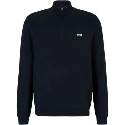 HUGO BOSS Pullover Momentum-X 1/4-Zip, Dunkelblau -Professioneller Golfshop hugo boss pullover momentum x 14 zip dunkelblau blau 5058436 5 1280x1280