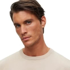 HUGO BOSS Pullover Rallo, Beige -Professioneller Golfshop hugo boss pullover rallo beige beige 5053302 3 1280x1280